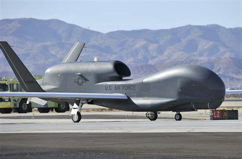 RQ-4 Global Hawk landing