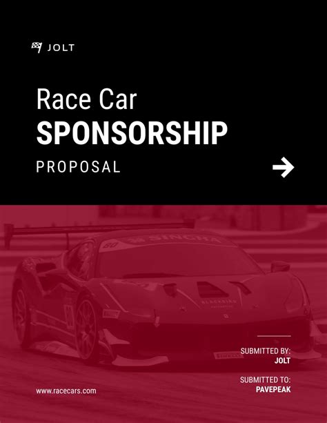 Racing Sponsorship Proposal Template