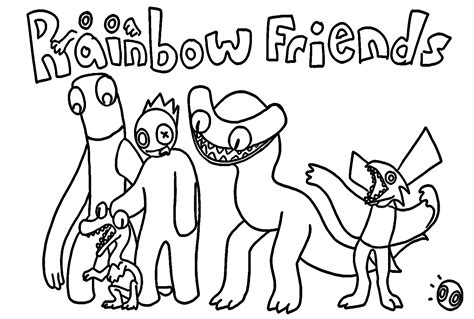 Rainbow Friends Coloring Tips