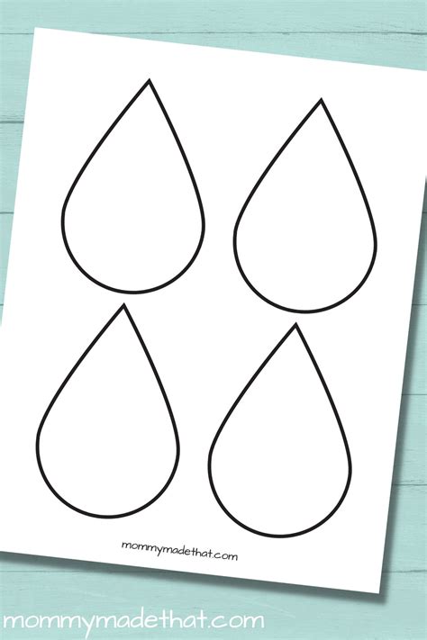 Benefits of Using Raindrop Template Free Printable Download For Kids