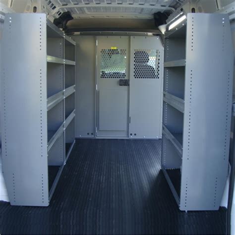 Ram ProMaster Shelving Layout