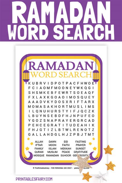 Ramadan Word Search