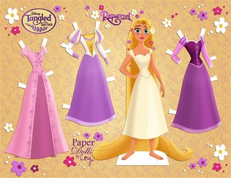 Rapunzel Paper Doll