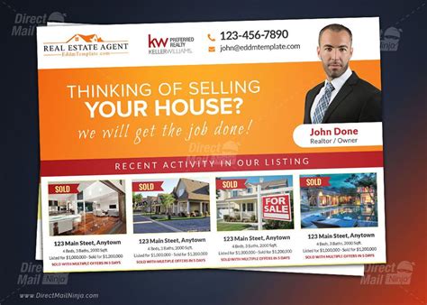 Real Estate Postcard Examples