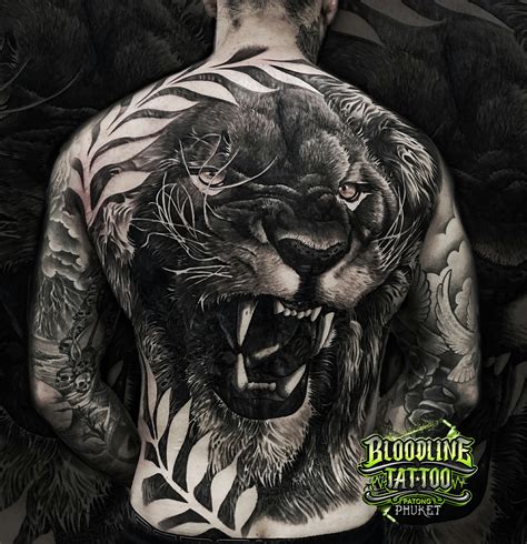 Realistic Back Tattoos Designs