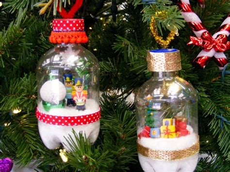 Recycled material ornaments