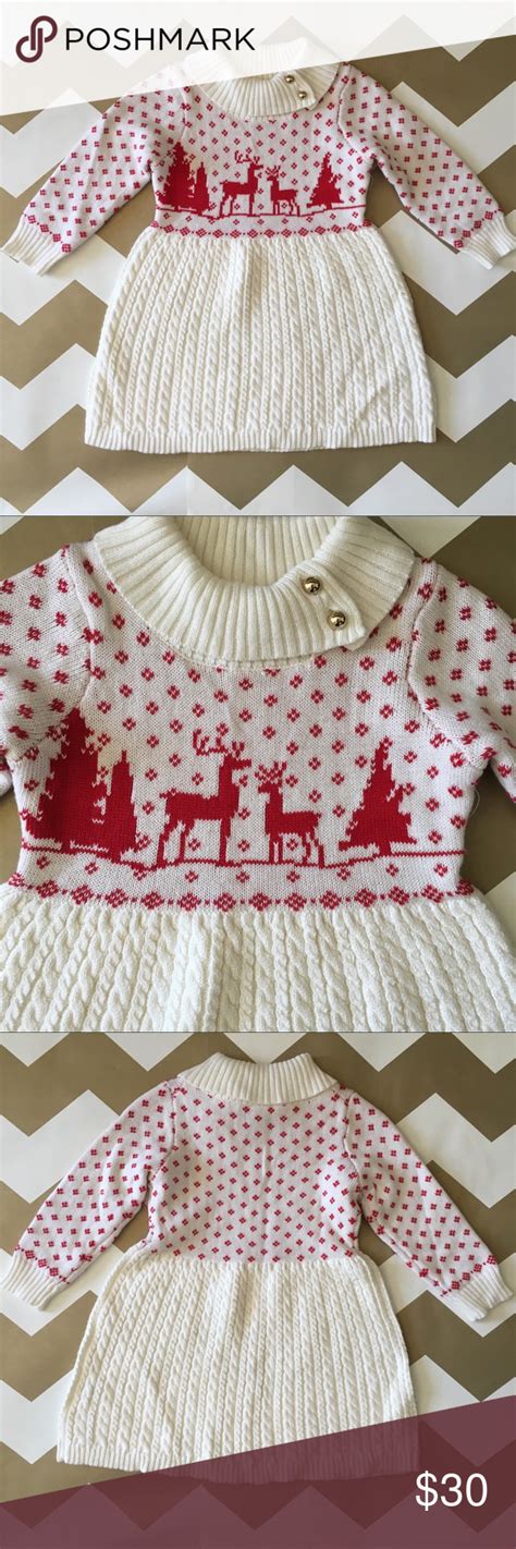 Reindeer Janies Jack Christmas Dress For Kids