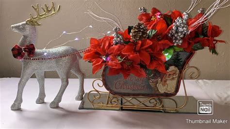 Reindeer and Sleigh Decorations