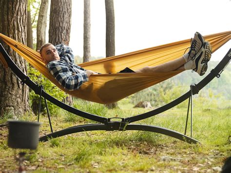 Relaxing Hammock Setup