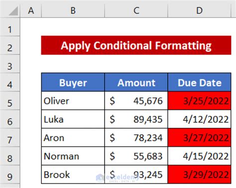 Reminder Function In Excel