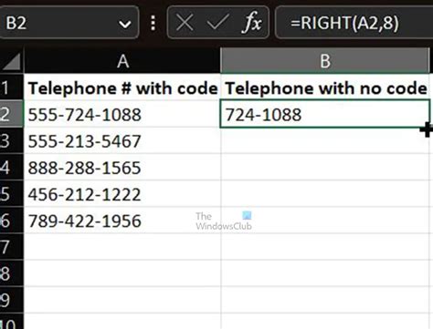 Remove Digits from Right Excel LEFT Function