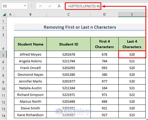 Remove First 4 Characters In Excel Made Easy