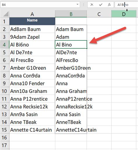 Remove Numbers From Text Excel Example 5