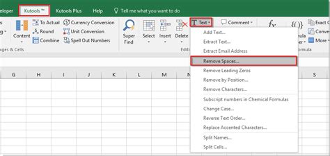 Remove Trailing Spaces from Cells