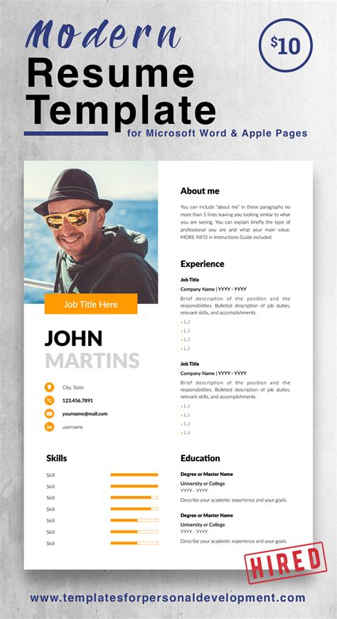 Resume Template Tips