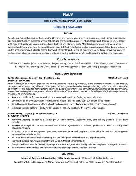 Resume Template for Business Majors 7