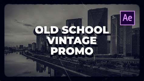 The Allure of Retro After Effects Templates