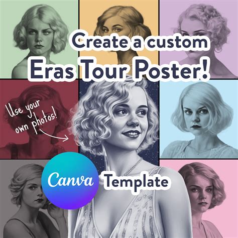 Retro-Futuristic Eras Tour Poster Template