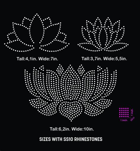 Rhinestone Flower Template