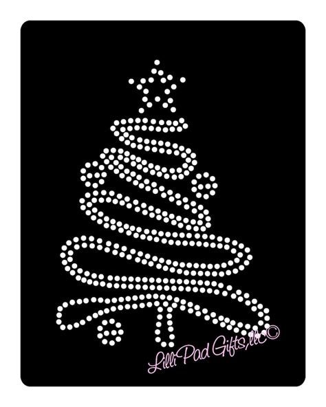 Rhinestone Tree Template