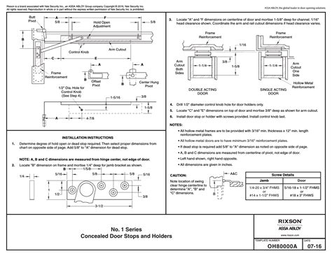 Rixson 2-336 template image 1