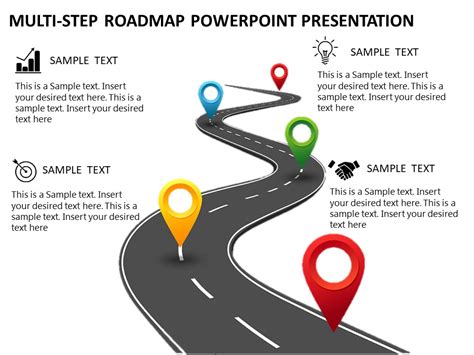 Free Roadmap Journey PowerPoint Template