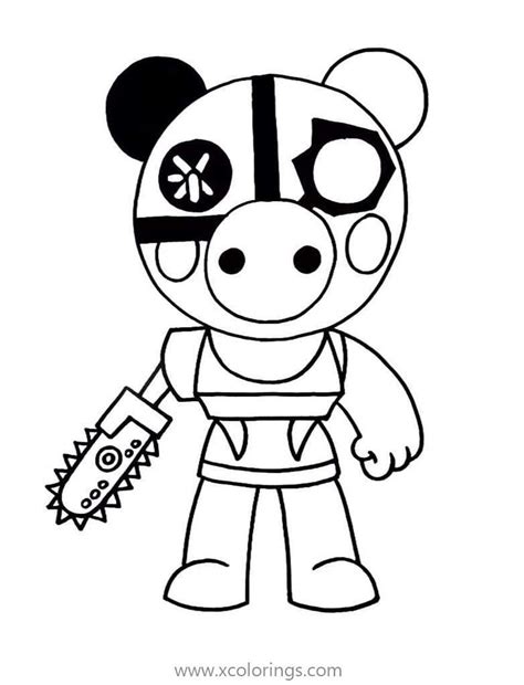 Robby Character Coloring Page