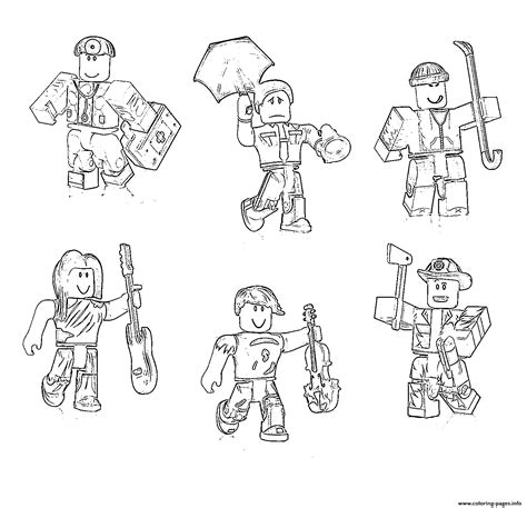 Roblox Characters Print