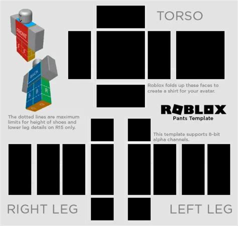 Roblox Clothes Template Transparent Designs