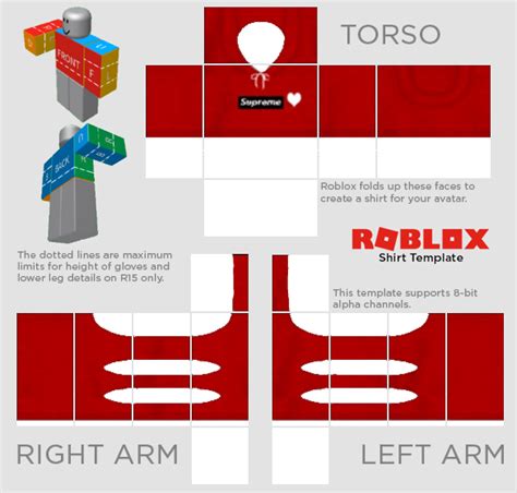 Roblox Clothes Template Transparent Designs Image 1