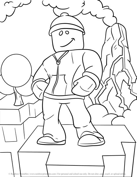 Roblox Coloring Page