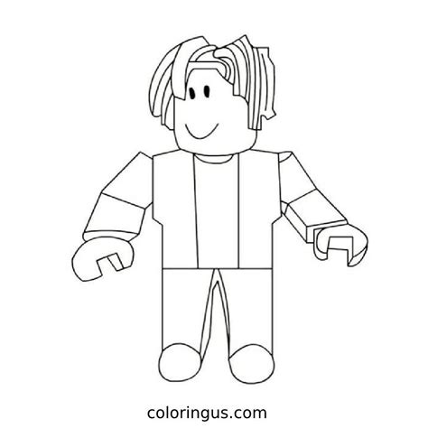 Roblox Game Scene Coloring Page