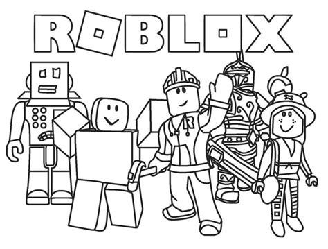 Roblox Printable Pages for Kids