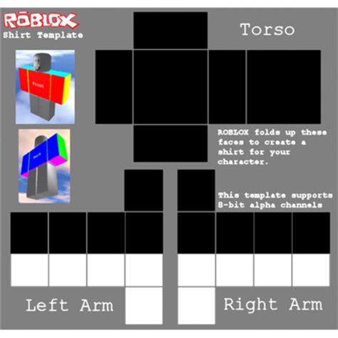 Comic strip-inspired Roblox shirt