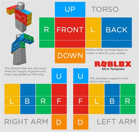 Roblox Shirt Template Size 4