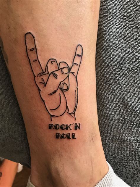 Rock And Roll Tattoo Designs