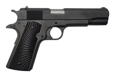 The Rock Island Armory M1911 features a durable parkerized finish