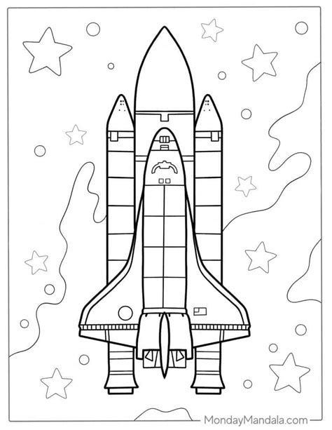 Rocket Coloring Pages for Kids 2