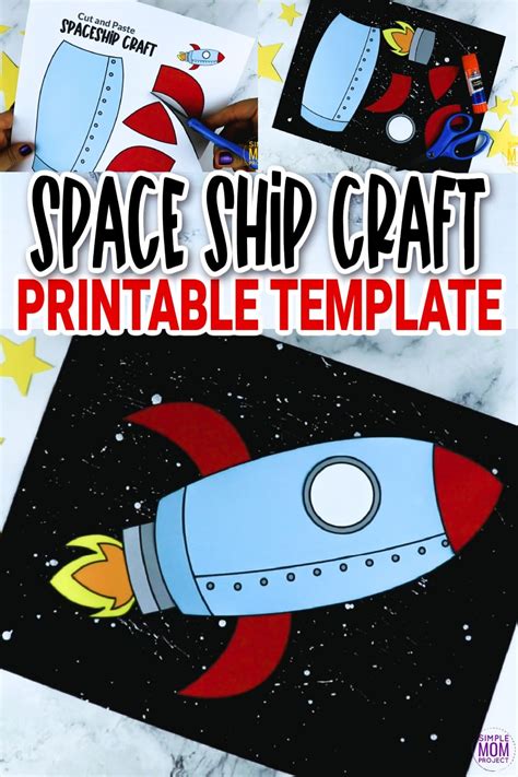 Rocket Ship Templates For Crafts