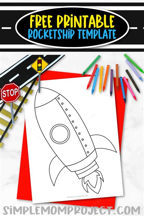 Rocket Ship Templates For Kids