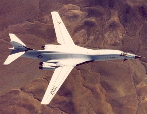 Rockwell B-1 Lancer in flight