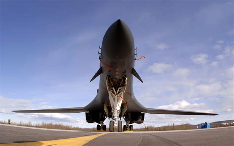 Rockwell B-1 Lancer taking off