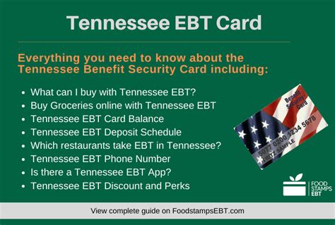 Rogersville Tn Food Stamp EBT Card