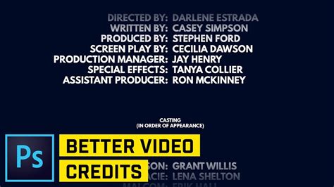 Rolling Credits Example 1