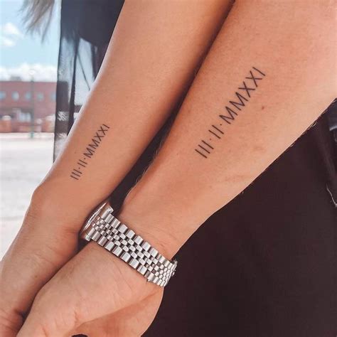 Roman Numeral Date Tattoo Meaning