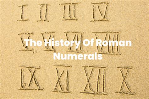 Roman Numeral History