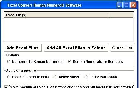 Roman Numeral Software