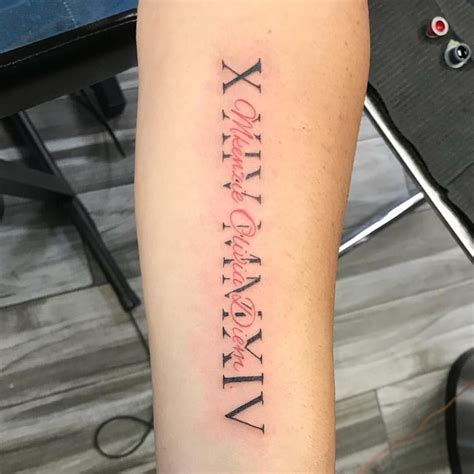 Roman Numeral Tattoo Aftercare