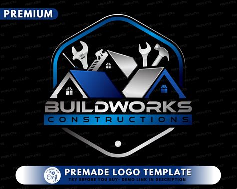 Roofing Contractor Logo Example