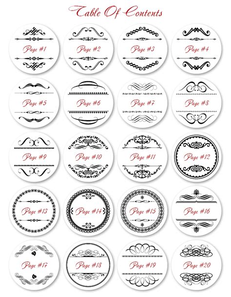 Round Label Template Design 2